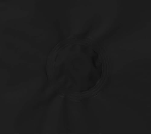 Home Expressions PEVA Magnetic Shower Curtain Liner 70x72 Black 1