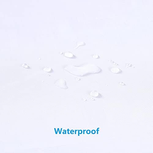 YOSTEV Waterproof Shower Curtain Liner 36x72 White with Grommets and Magnets 1