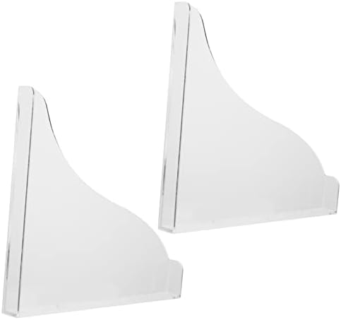 JECOMPRIS Bathtub Corner Set of 2 Acrylic Splash Guards 1