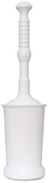 Master Plunger MP500-4T Heavy Duty Toilet Plunger Kit with Tall Bucket