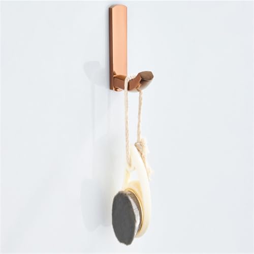 Rose Gold Bathroom Hardware Set with Toilet Brush Holder and Coat Hook