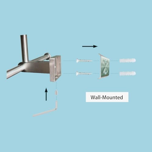 AMLDAF 4-Roll Stainless Steel Toilet Paper Holder with Brushed Nickel Finish