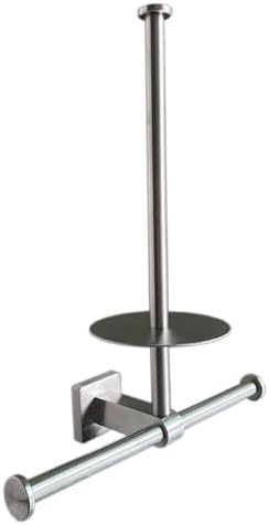 AMLDAF 4-Roll Stainless Steel Toilet Paper Holder with Brushed Nickel Finish