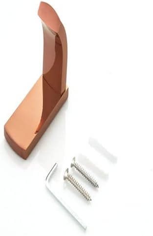 Rose Gold Bathroom Hardware Set with Toilet Brush Holder and Coat Hook