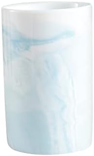 Marble Ceramic Mug with Unique Design Blue 1