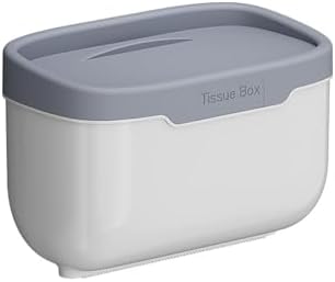 BLIUNAVDO Wall-Mounted Toilet Tissue Box with Double Shelf