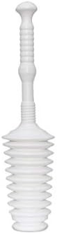 Master Plunger MP500-4T Heavy Duty Toilet Plunger Kit with Tall Bucket