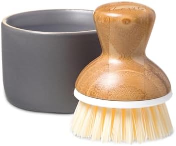 Full Circle Bubble Up Brush Dispenser Gray