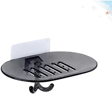 Beatifufu Wall Mounted Soap Dish with Hook and Draining Holes