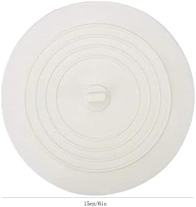 Silicone Tub Stopper with Strong Suction Black One Size