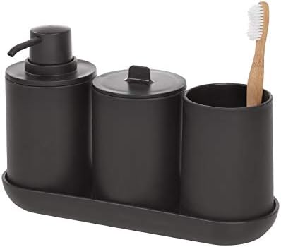 InterDesign iDesign 28737ES Cade 4-Piece Bathroom Accessory Set