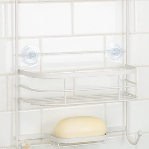 Bath Bliss Ellipse Deluxe Shower Caddy - White