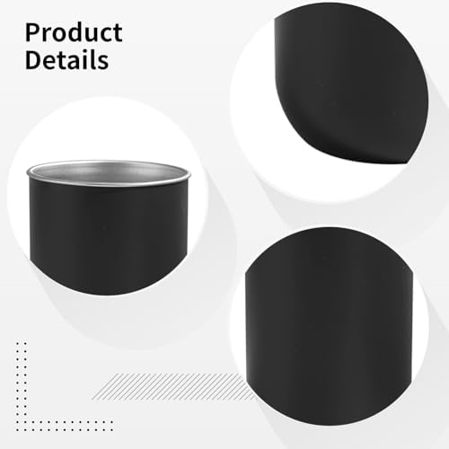 Varku 3 Pcs Stainless Steel Toothbrush Cups