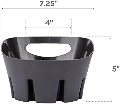 JS Jackson Supplies Universal Black Drip Tray for Toilet Plunger 1