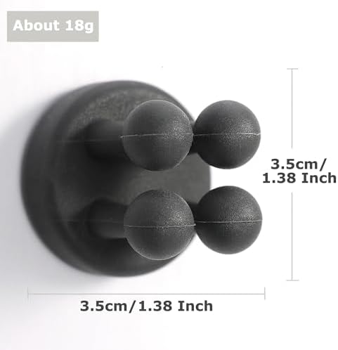 XoYoZo 4-Piece Silicone Toothbrush Holder Hook