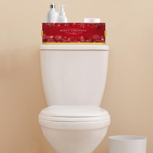 Vomwwlix Christmas Snowflake Toilet Paper Basket Decor 1