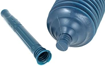 Qtqgoitem Plastic Suction Toilet Plunger Blue Black