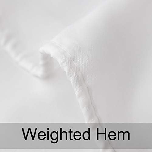 Eforcurtain Heavy Fabric Waterproof Shower Curtain Liner 72x78 Inch
