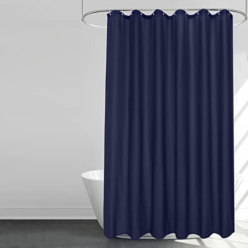 EurCross Blue Extra Long Shower Curtain Liner 72 x 84 Inches