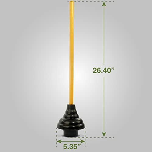 LDR 512 3410A Toilet Flange Plunger with Double Thrust