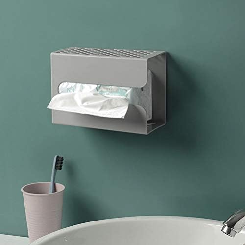 Alipis 1PC Bamboo Toilet Paper Holder Storage Box