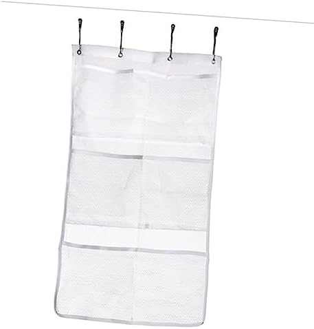 CAXUSD Bathroom Mesh Shower Adhesive Hooks Organizer
