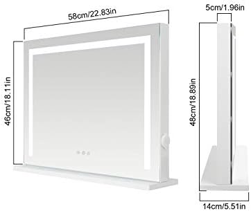 iCREAT Vanity Mirror with USB Light Strip 18x228 Inch