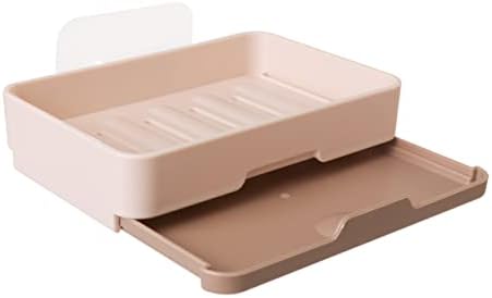 ABOOFAN Wall-Mounted Soap Dish Khaki Single Layer 1