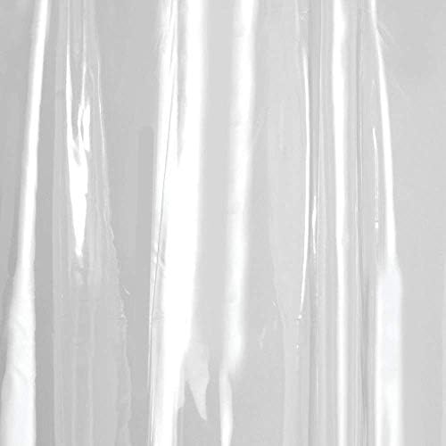 InterDesign Vinyl Shower Curtain Liner 108 x 72 Inches Clear