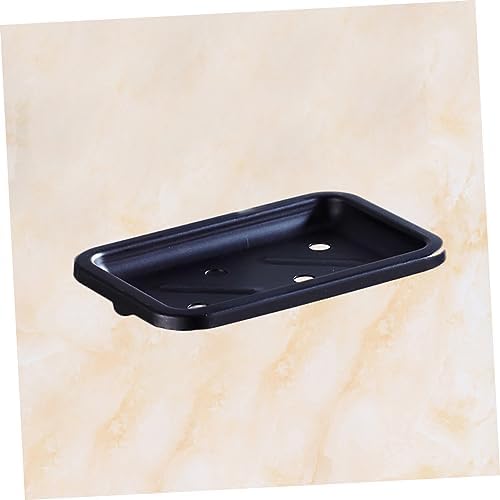 UTHCLO Vintage Black Aluminum Soap Dish Holder
