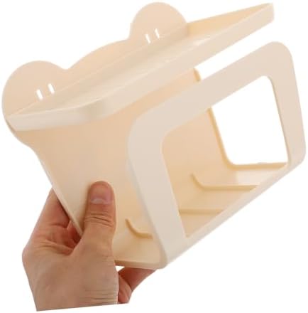 BESTYASH Toilet Paper Holder with Shelf Wall Mounted Organizer