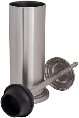 Bath Bliss Toilet Plunger Holder Stainless Steel