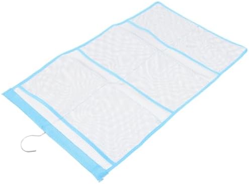Abaodam Mesh Shower Organizer with 6 Pockets and Rotating Hook
