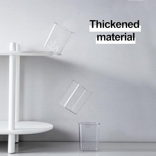 2 Packs Clear Shower Caddy Organizer No Drill Installation