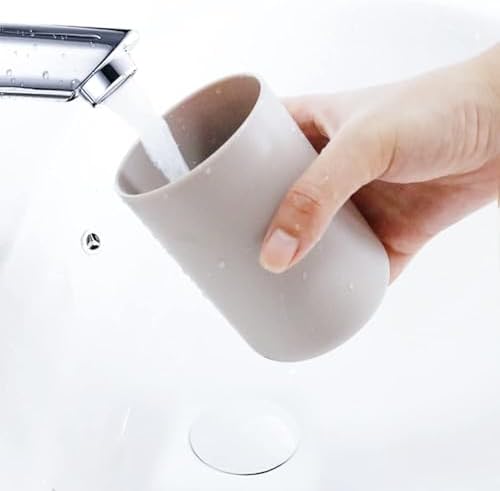 Bathroom Tumblers 2Pcs - Dishwasher Safe Unbreakable 10floz 300ml