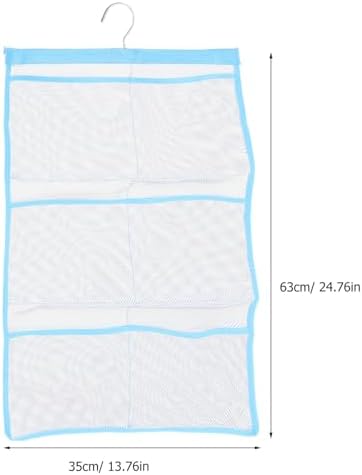 SOLUSTRE 6 Mesh Shower Quick Dry Organizer with Single Hook