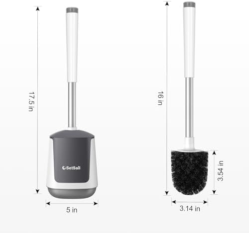 SetSail Automatic Toilet Brush with Holder