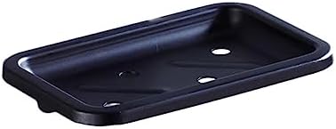 UTHCLO Vintage Black Aluminum Soap Dish Holder