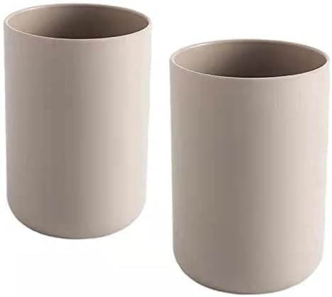 Bathroom Tumblers 2Pcs - Dishwasher Safe Unbreakable 10floz 300ml
