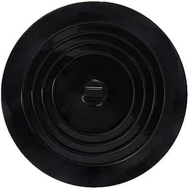 Silicone Tub Stopper with Strong Suction Black One Size