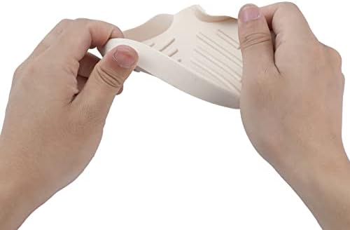 Silicone Bathroom Soap Dish with Drain Spout