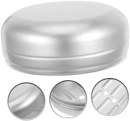 Portable Aluminum Soap Holder with Drainage