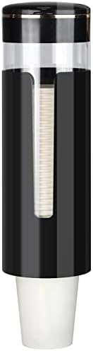 KIMCHOMERSE Wall Mount Cup Dispenser - Black
