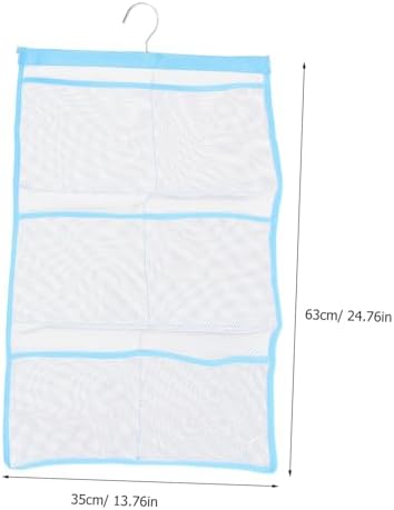 Alipis Mesh Shower Organizer for Shower Curtain Rings