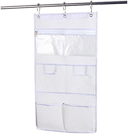 Dearjana Mesh Shower Caddy with Touch-Sensitive Pocket