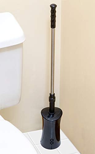 ToiletShroom Plunger with Caddy Holder Black