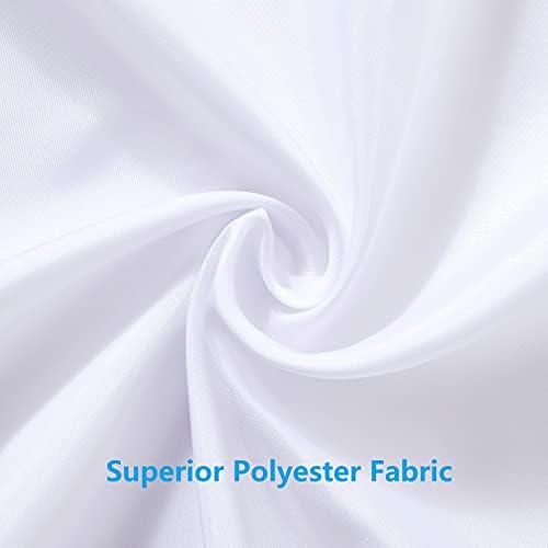 YOSTEV Waterproof Shower Curtain Liner 36x72 White with Grommets and Magnets 1
