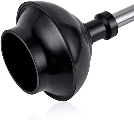 Modern Deluxe Freestanding Toilet Brush and Plunger Combo