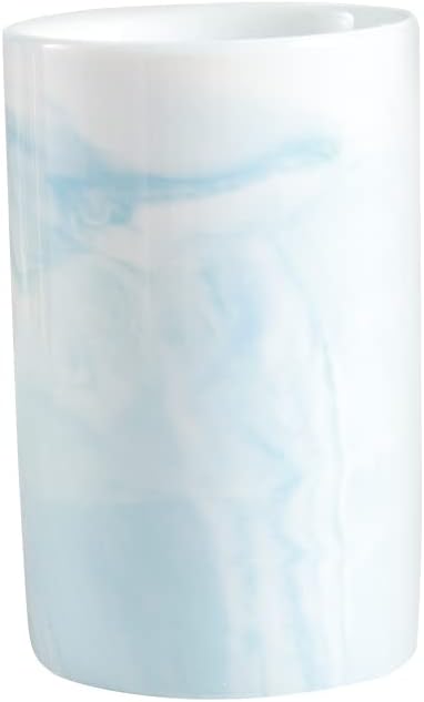Marble Ceramic Mug with Unique Design Blue 1