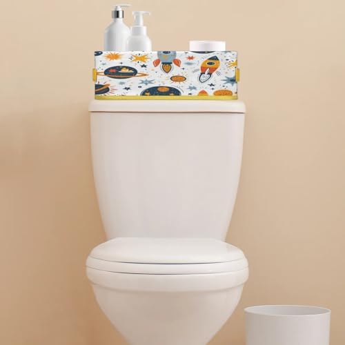 Solar System Toilet Paper Basket with Handles